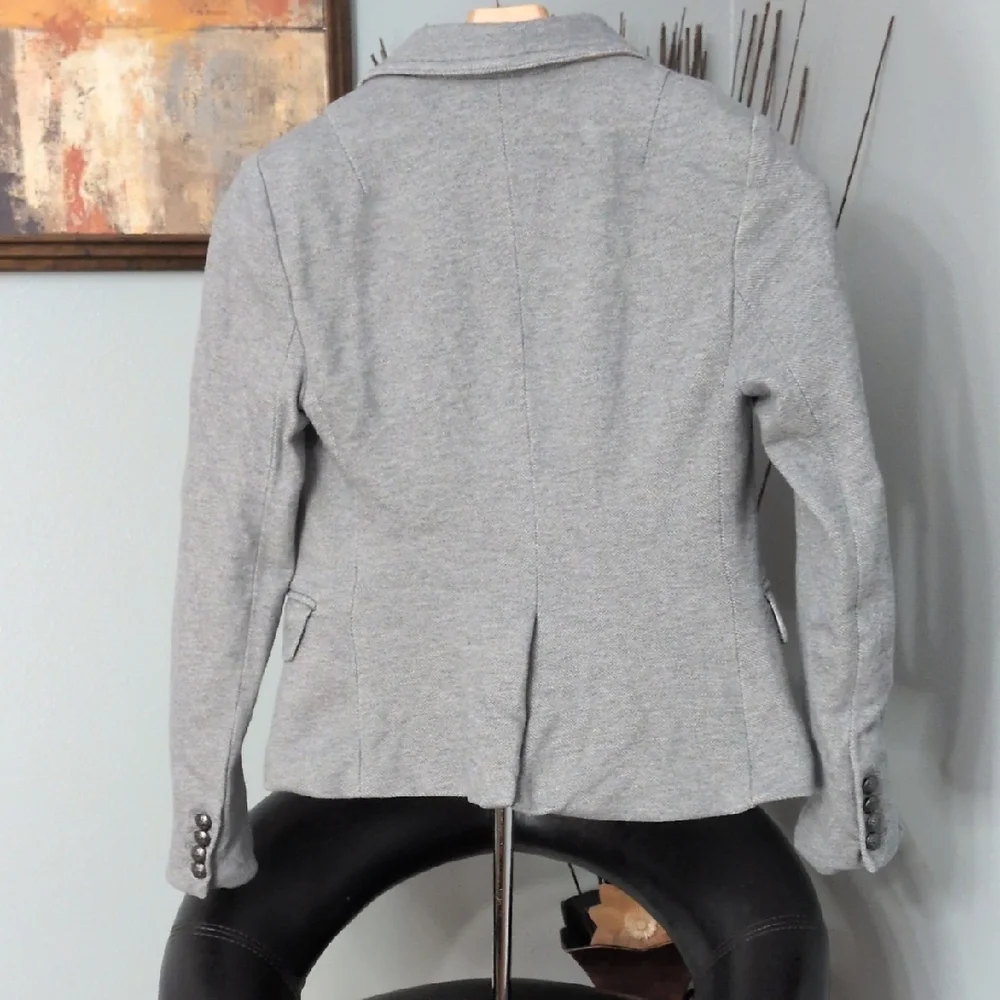Banana Republic Light Gray Women's Suit Jacket
